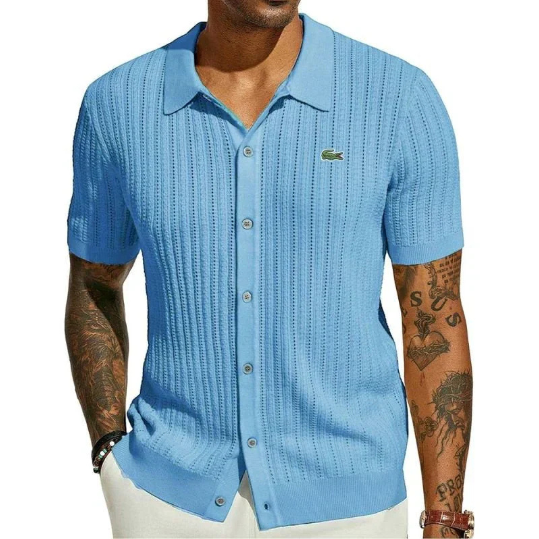 Lacoste™ Verfeinertes gestricktes Poloshirt