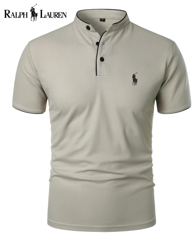 Ꮢalph Ⅼauren™ Modernes Mandarin-Poloshirt