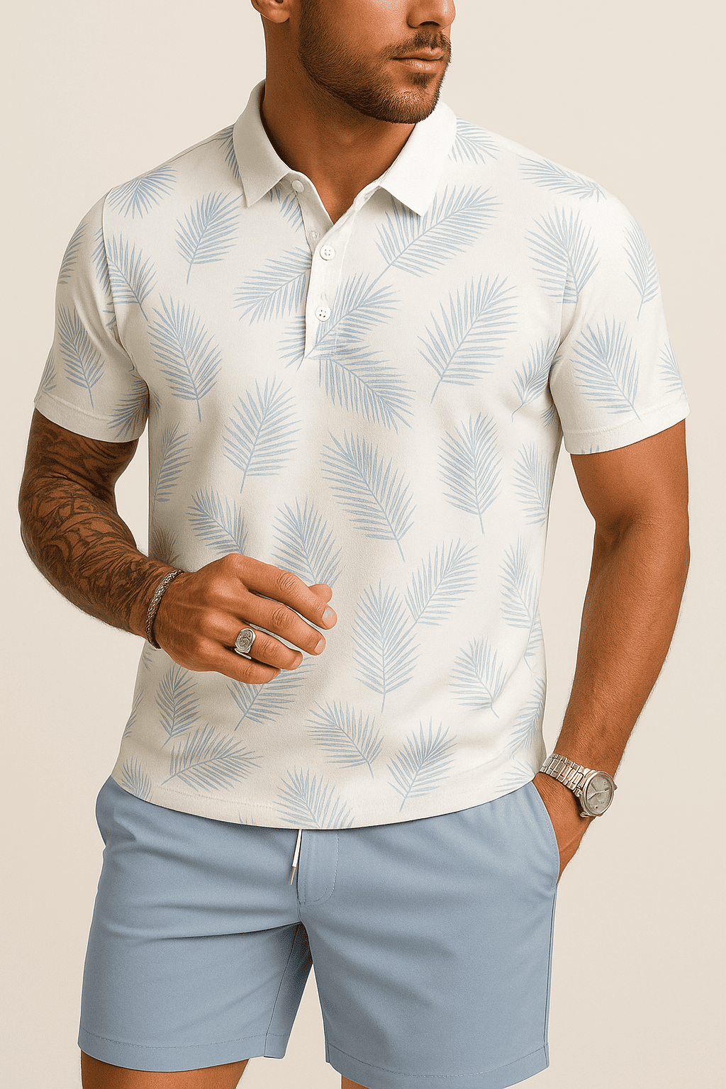 Palméno™ Zweiteiliges Sommer-Set – Elegantes 2-teiliges Outfit für Herren