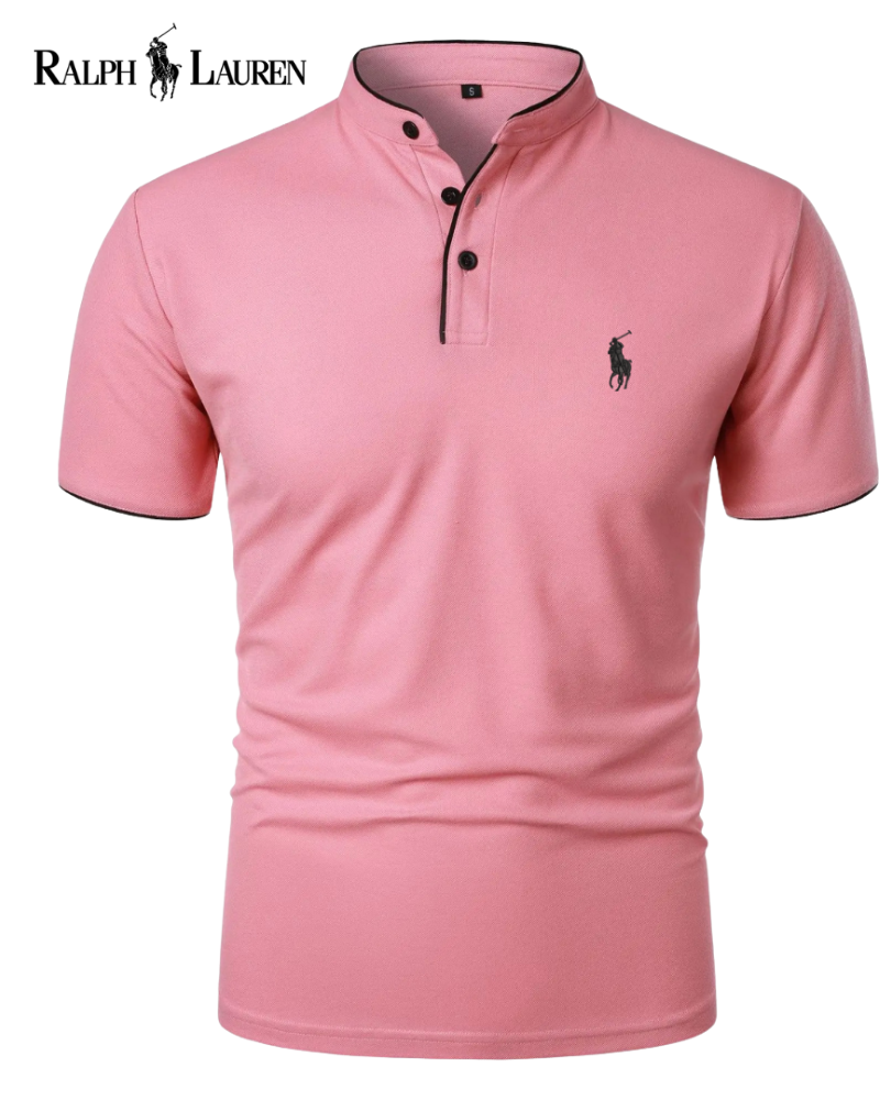 Ꮢalph Ⅼauren™ Modernes Mandarin-Poloshirt
