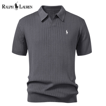 Polo Ralph Lauren Premium-Strickpolo mit V-Ausschnitt