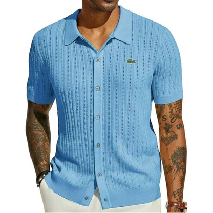 Lacoste™ Verfeinertes gestricktes Poloshirt