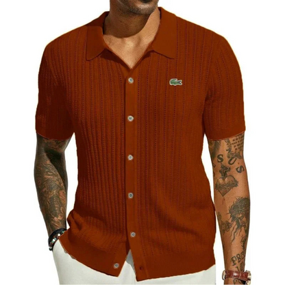 Lacoste™ Verfeinertes gestricktes Poloshirt
