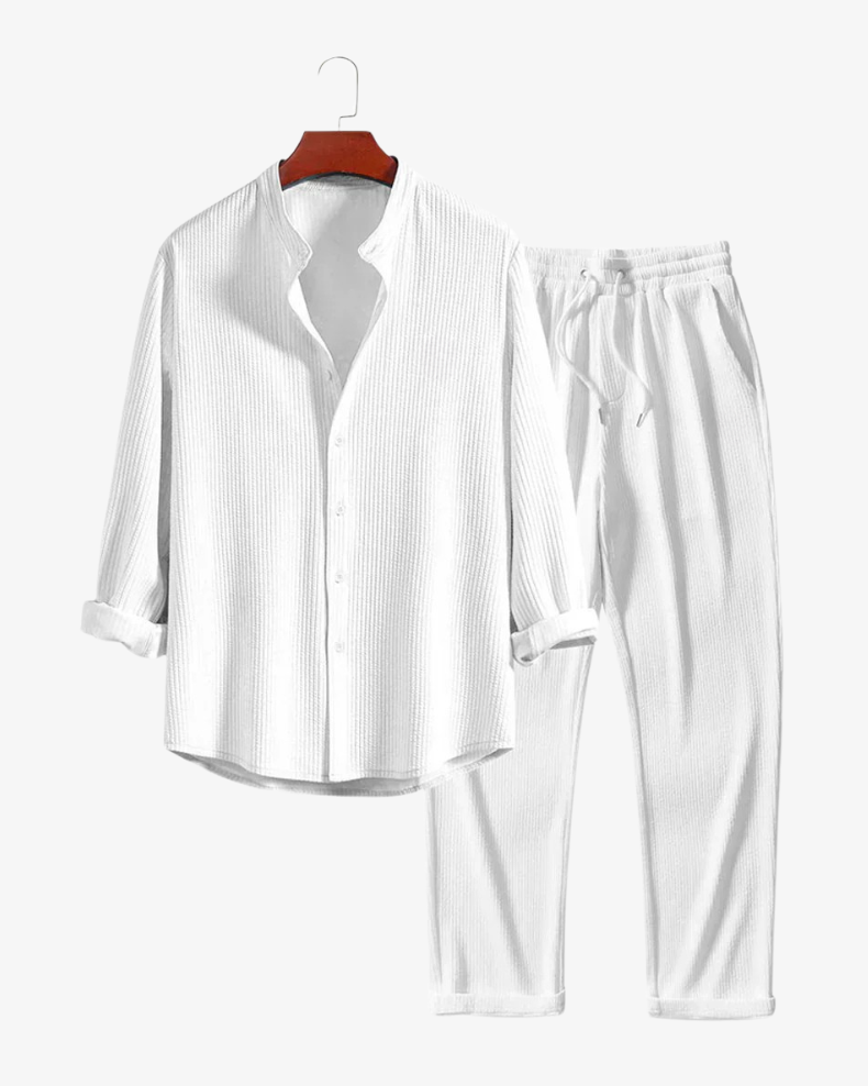 Zweiteiliges Herren-Set – Premium Schwarz 