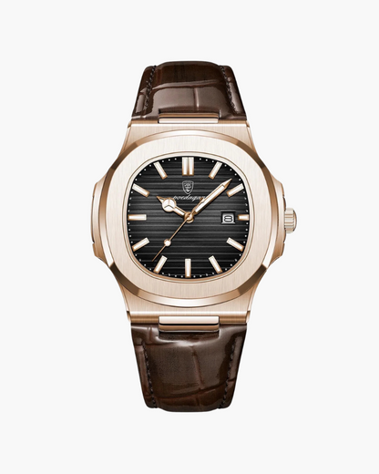 Moderner Mann LEDERUHR