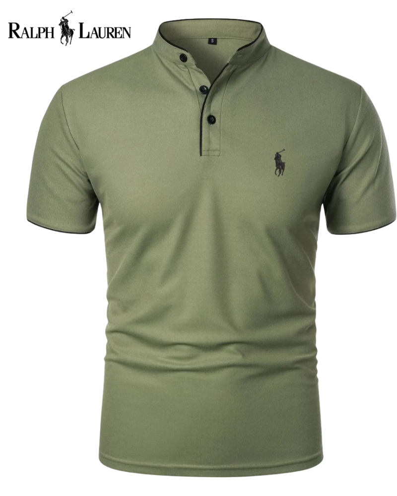 Ꮢalph Ⅼauren™ Modernes Mandarin-Poloshirt