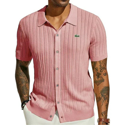 Lacoste™ Verfeinertes gestricktes Poloshirt