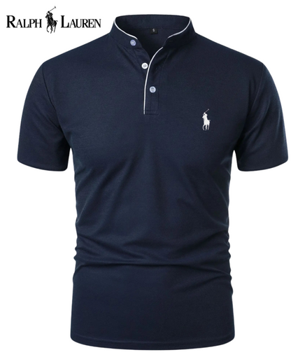 Ꮢalph Ⅼauren™ Modernes Mandarin-Poloshirt