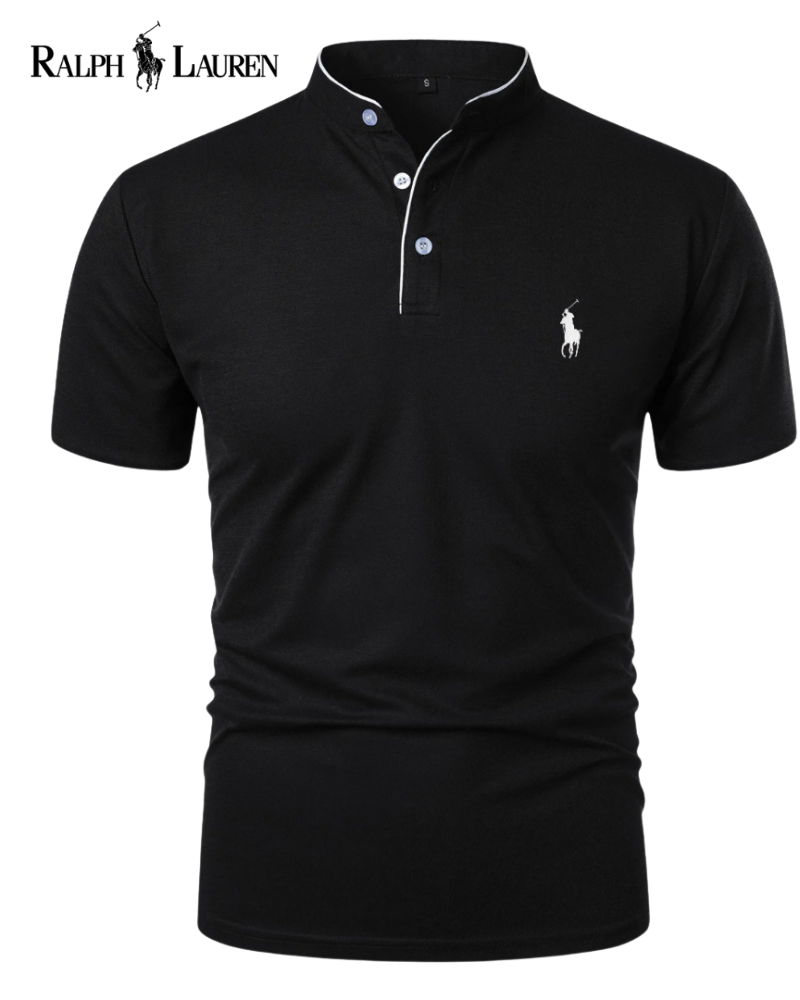 Ꮢalph Ⅼauren™ Modernes Mandarin-Poloshirt