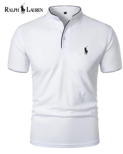 Ꮢalph Ⅼauren™ Modernes Mandarin-Poloshirt