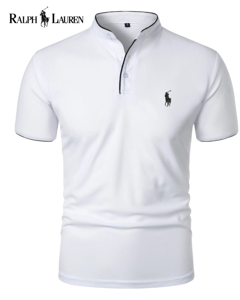 Ꮢalph Ⅼauren™ Modernes Mandarin-Poloshirt